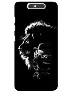 Чохол для ZTE Blade V8 з картинкою «BMW та лев»