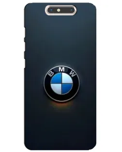 Чохол для ZTE Blade V8 з картинкою «Логотип BMW — мінімалізм»