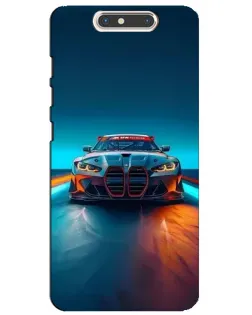 Чехол для ZTE Blade V8 с картинкой «BMW — огни неона» Чехол для ZTE Blade V8 с картинкой «BMW — огни неона»