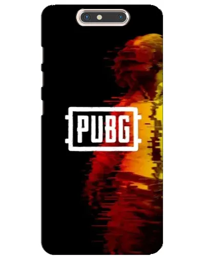 Чохол для ZTE Blade V8 з картинкою «Яскравий логотип PUBG»