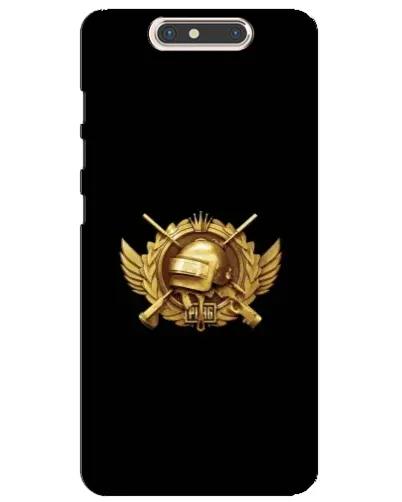 Чохол для ZTE Blade V8 з картинкою «PUBG — помаранчевий градієнт»