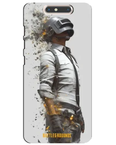Чохол для ZTE Blade V8 з картинкою «PUBG — боєць у пилу»