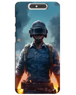 Чохол для ZTE Blade V8 з картинкою «PUBG — реалістичний герой»