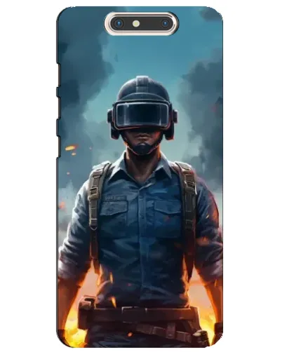 Чохол для ZTE Blade V8 з картинкою «PUBG — реалістичний герой»