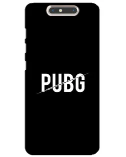 Чохол для ZTE Blade V8 з картинкою «PUBG — білий логотип»