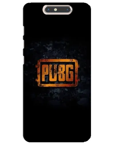 Чохол для ZTE Blade V8 з картинкою «PUBG — золотий логотип»