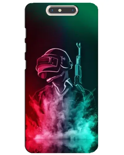 Чохол для ZTE Blade V8 з картинкою «PUBG — вогняний воїн»