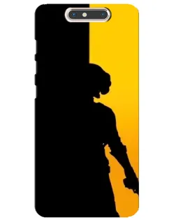Чохол для ZTE Blade V8 з картинкою «Тінь воїна PUBG»