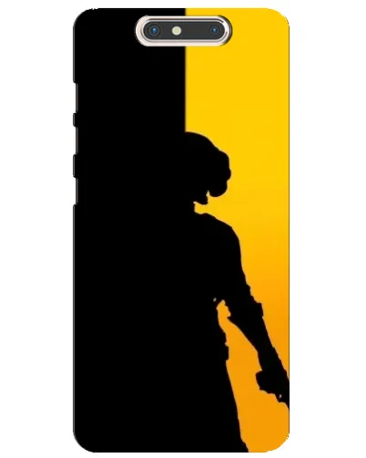 Чохол для ZTE Blade V8 з картинкою «Тінь воїна PUBG»