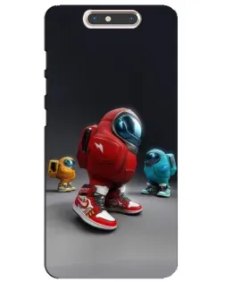 Чохол для ZTE Blade V8 з картинкою «Among Us — 3D стиль»