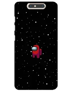 Чохол для ZTE Blade V8 з картинкою «Червоний Among Us»