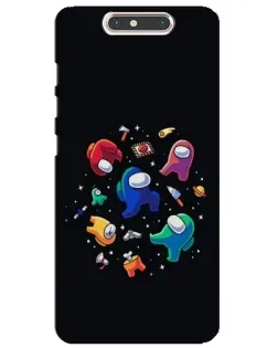 Чохол для ZTE Blade V8 з картинкою «Among Us космос»