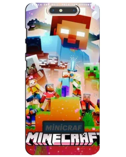 Чохол для ZTE Blade V8 з картинкою «Minecraft герої гри»