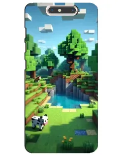 Чохол для ZTE Blade V8 з картинкою «Minecraft літній день»