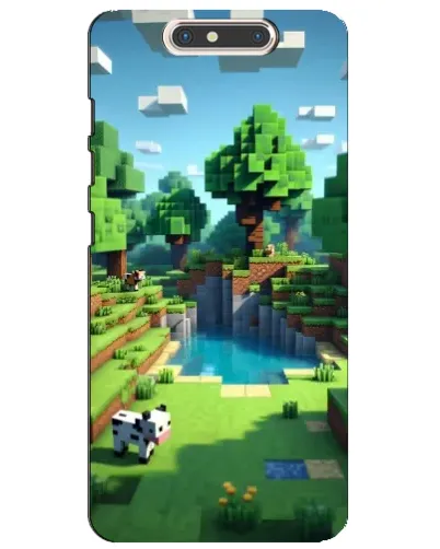 Чохол для ZTE Blade V8 з картинкою «Minecraft літній день»