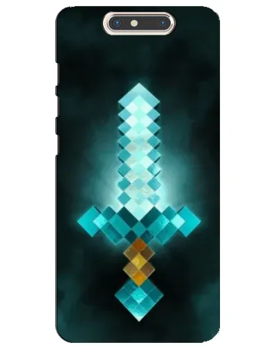 Чохол для ZTE Blade V8 з картинкою «Алмазний меч неон»