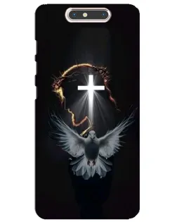 Чехол для ZTE Blade V8 с картинкой «Голубь и Свет»