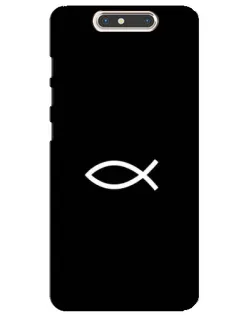 Чохол для ZTE Blade V8 з картинкою «Символ риби Jesus»