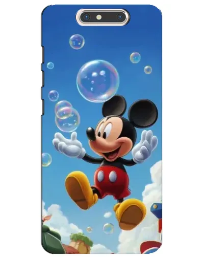 Чохол для ZTE Blade V8 з картинкою «Mickey та мильні бульбашки»