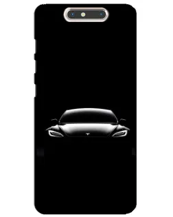 Чохол для ZTE Blade V8 з картинкою «Фари Tesla Night»