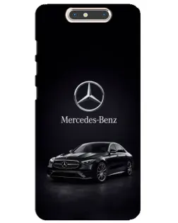 Чехол для ZTE Blade V8 с картинкой «Mercedes — решетка радиатора»
