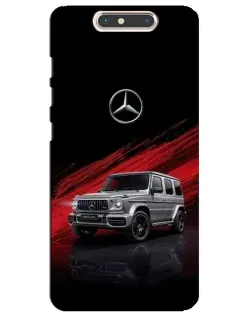 Чехол для ZTE Blade V8 с картинкой «Mercedes G-Class красный»