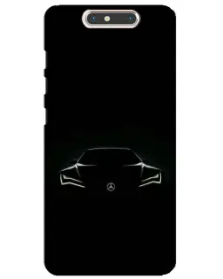 Чохол для ZTE Blade V8 з картинкою «Mercedes — силует авто»