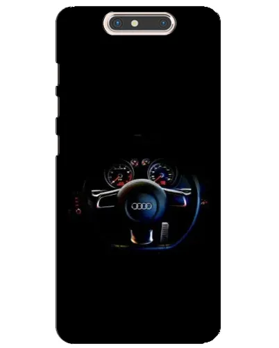 Чохол для ZTE Blade V8 з картинкою «Салон Audi — кермо»