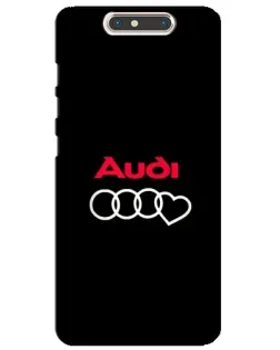 Чохол для ZTE Blade V8 з картинкою «Логотип Audi Heart»