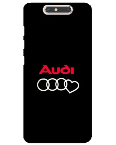Чохол для ZTE Blade V8 з картинкою «Логотип Audi Heart»