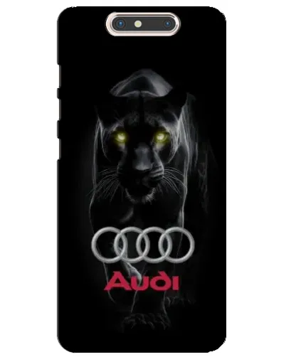 Чохол для ZTE Blade V8 з картинкою «Пантера та Audi»