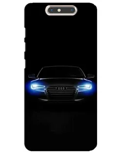 Чохол для ZTE Blade V8 з картинкою «Audi в неоні»