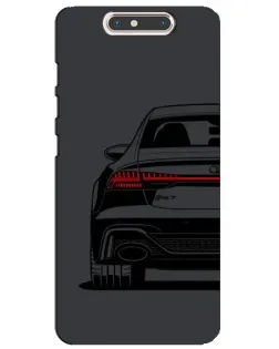 Чохол для ZTE Blade V8 з картинкою «Задня частина Audi — арт»