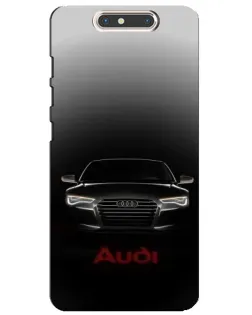Чохол для ZTE Blade V8 з картинкою «Audi — градієнтний контур»