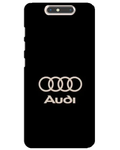 Чохол для ZTE Blade V8 з картинкою «Audi — золотий логотип»