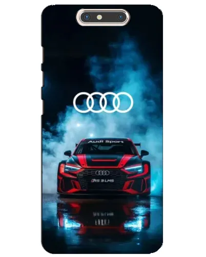Чохол для ZTE Blade V8 з картинкою «Audi Sport — неон»