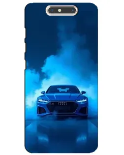 Чохол для ZTE Blade V8 з картинкою «Audi — блакитна енергія»
