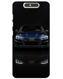 Чохол для ZTE Blade V8 з картинкою «Audi — нічне відображення»