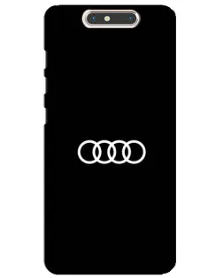 Чохол для ZTE Blade V8 з картинкою «Audi White Logo»