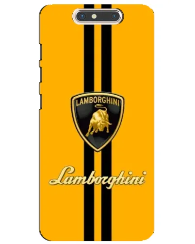 Чохол для ZTE Blade V8 з картинкою «Lamborghini Stripe жовтий»