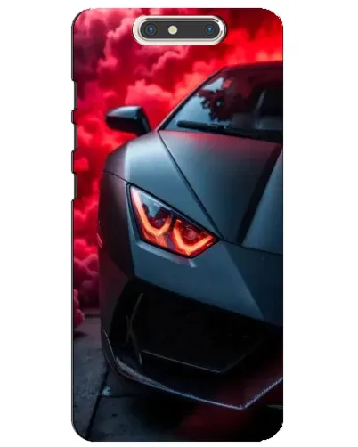 Чохол для ZTE Blade V8 з картинкою «Lamborghini червоне сяйво»