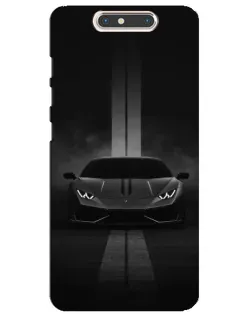 Чохол для ZTE Blade V8 з картинкою «Lamborghini симетрія доріг»