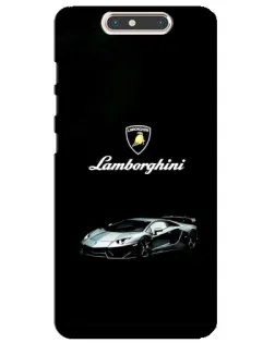 Чохол для ZTE Blade V8 з картинкою «Логотип Lamborghini класика»