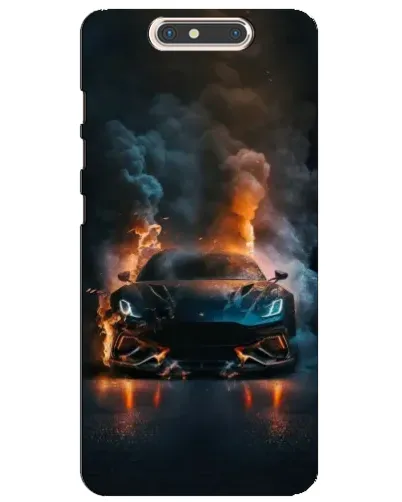 Чохол для ZTE Blade V8 з картинкою «Lamborghini димна естетика»