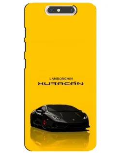 Чохол для ZTE Blade V8 з картинкою «Lamborghini Huracan чорний»