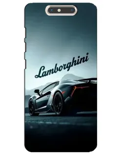 Чохол для ZTE Blade V8 з картинкою «Класичний Lamborghini надпис»