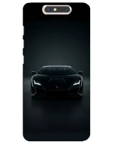 Чохол для ZTE Blade V8 з картинкою «Чорний Lamborghini Aventador»