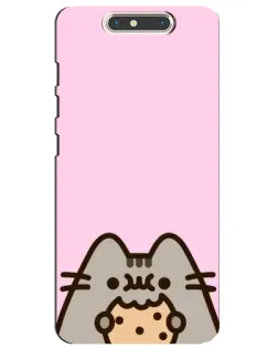 Чехол для ZTE Blade V8 с картинкой «Pusheen и печенье» Чехол для ZTE Blade V8 с картинкой «Pusheen и печенье»