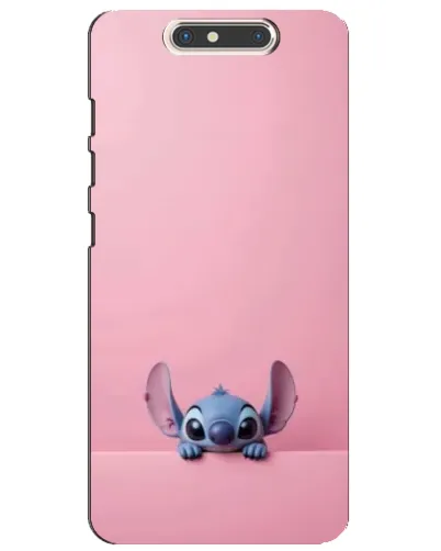Чехол для ZTE Blade V8 с картинкой «Stitch выглядывает»