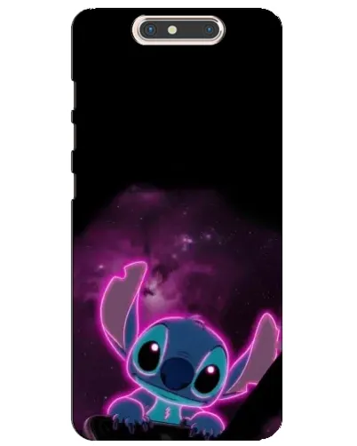Чехол для ZTE Blade V8 с картинкой «Неоновый Stitch»
